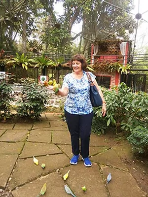 Bird feeding at Malagos Garden Resort Davao Malagos Garden Resort